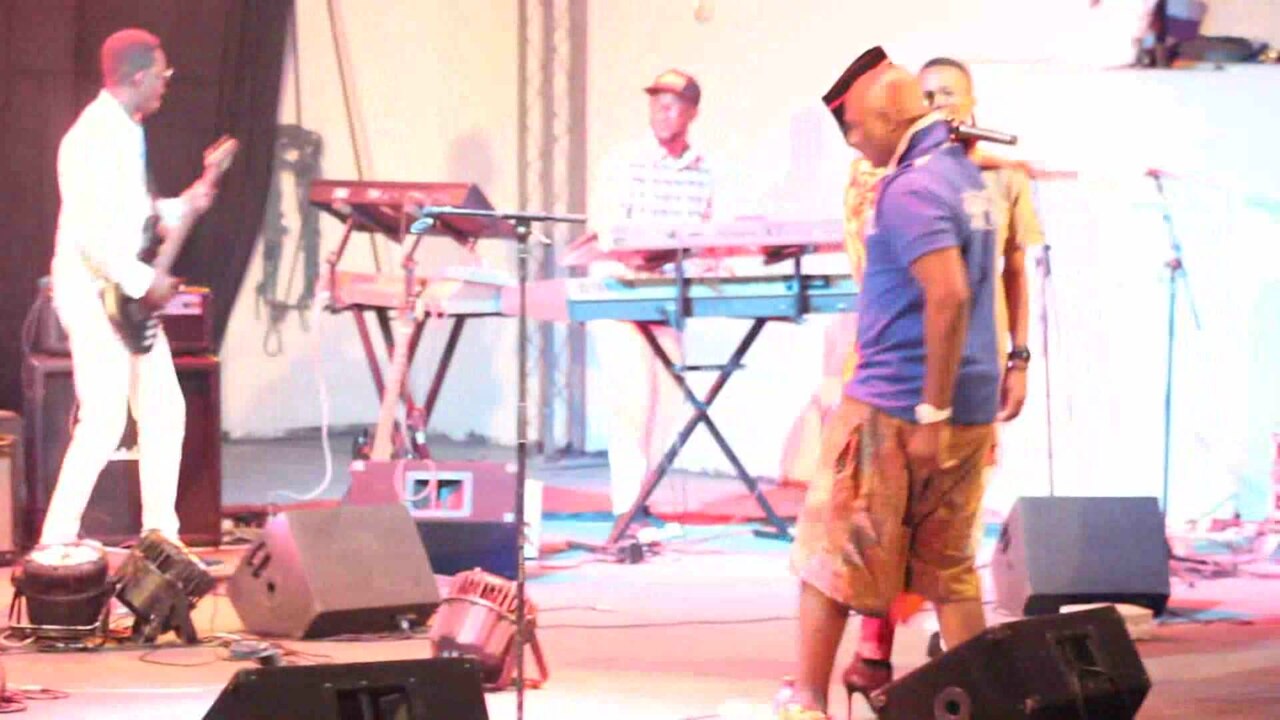 Musiciens ghanéens en concert à Accra en 2016, hors projet de Nana Asamoah